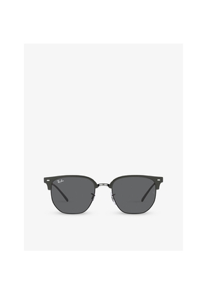 Womens Ray-Ban Rb4416 New Clubmaster Irregular-Frame Propionate Sunglasses