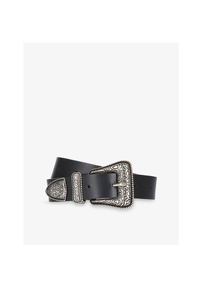 Womens The Kooples Wide Leather Belt