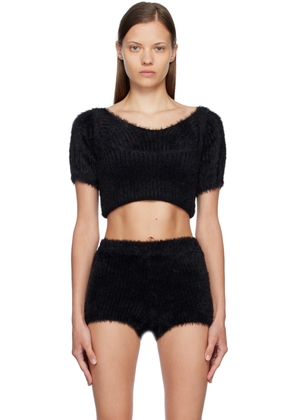 MM6 Maison Margiela Black Modular Sweater