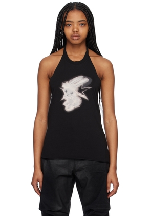 We11done Black Halter Tank Top