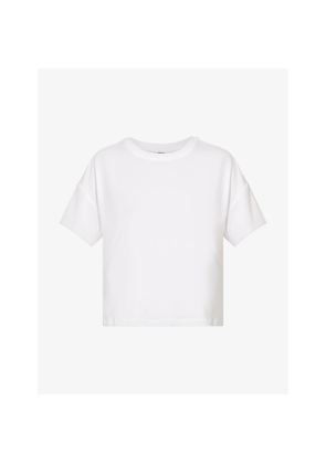 Womens Vuori Energy Boxy-Fit Stretch-Jersey T-Shirt