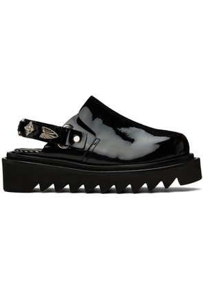 Toga Pulla Black Embellished Loafers