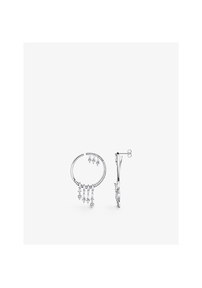 Womens Thomas Sabo Winter Sun Rays 925 Sterling Silver Hoops