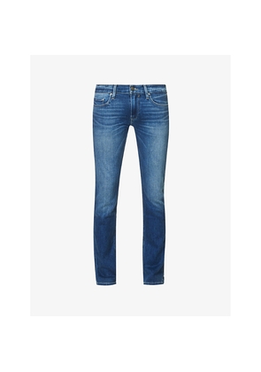 Mens Paige Lennox Tapered-Leg Mid-Rise Stretch-Denim Jeans