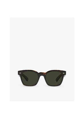 Womens Oliver Peoples Ov5498Su Merceaux Square-Frame Tortoiseshell Acetate Sunglasses