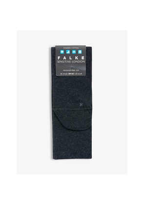 Mens Falke Sensitive London Mesh-Panel Cotton-Blend Socks