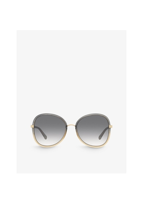 Womens Chloe Ch0030S Butterfly-Frame Acetate Sunglasses