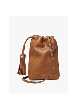 Womens Aspinal Of London Hudson Leather Cross-Body Bag