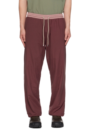RANRA Burgundy Hlaup Track Pants