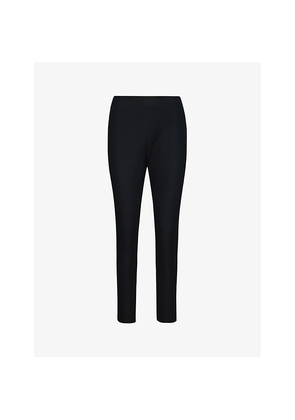 Womens Whistles Tapered Mid-Rise Stretch-Twill Trousers