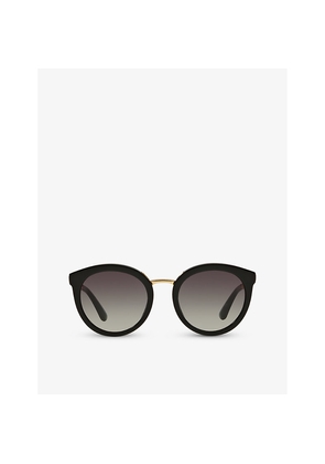 Womens Dolce & Gabbana Dg4268 Round-Frame Acetate Sunglasses