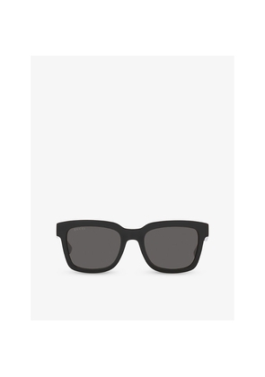Gucci Gg0001Sn Square-Frame Acetate Sunglasses