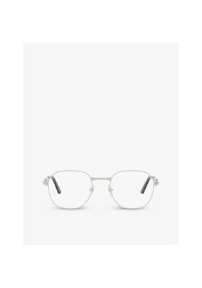 Womens Cartier 6L001699 ct0441O Round-Frame Metal Glasses
