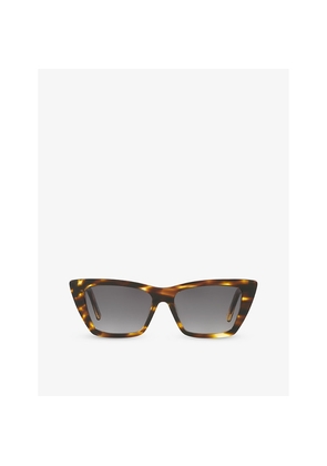 Womens Saint Laurent Sl276 Mica Cat-Eye Frame Acetate Sunglasses