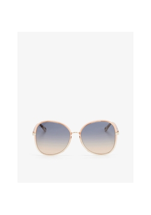 Womens Chloe Ch0030S Square-Frame Polyamide Sunglasses
