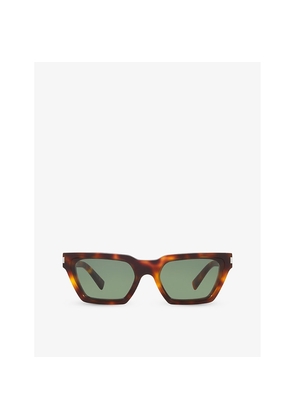 Womens Saint Laurent Sl633 Calista Cat-Eye Frame Acetate Sunglasses