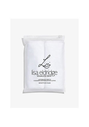 Lisa Eldridge Beauty Luxuriously Gentle Cleansing and Exfoliating Cloth Set Of Two