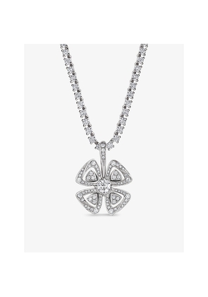 Bvlgari Fiorever 18ct White-Gold and 5.96ct Brilliant-Cut Diamond Necklace