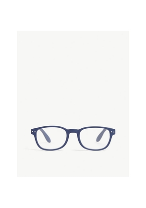 Mens Izipizi #B Reading Rectangle-Frame Glasses +2.5