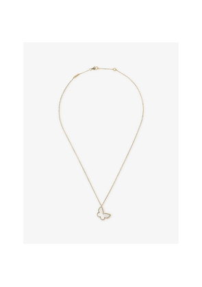 Van Cleef & Arpels Sweet Alhambra Yellow-Gold and Mother-Of-Pearl Pendant
