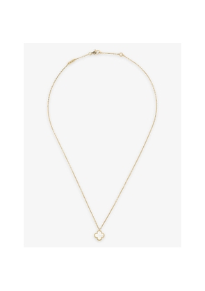 Van Cleef & Arpels Sweet Alhambra Gold and Mother-Of-Pearl Pendant