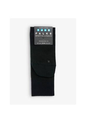 Mens Falke Sensitive London Cotton-Blend Knitted Socks