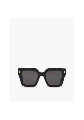 Womens Fe40101I Fendi Roma Square-Frame Acetate Sunglasses