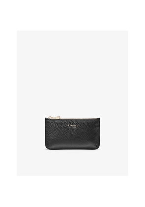 Womens Aspinal Of London Ella Brand-Embellished Leather Cardholder