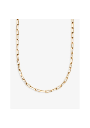 Womens Astley Clarke Celestial Square Link 18ct Yellow Gold Vermeil Chain Necklace