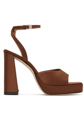 Staud Brown Solange Heeled Sandals