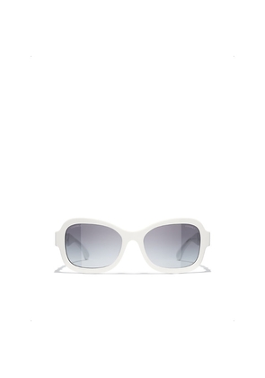 Womens Chanel Rectangle Sunglasses
