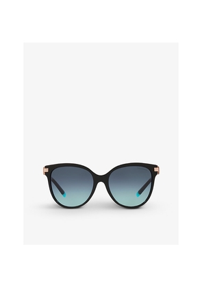 Womens Tiffany & Co Tf4193B Pillow-Frame Acetate Sunglasses