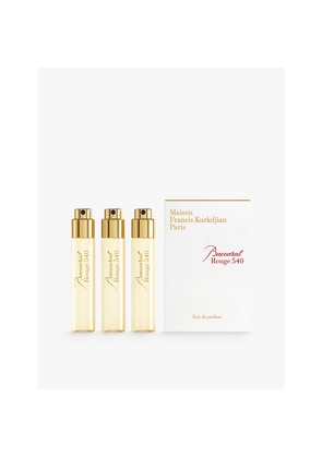 Womens Maison Francis Kurkdjian Baccarat Rouge 540 Eau De Parfum Refills 3 x 11ml