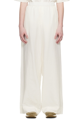 CASEY CASEY Off-White Paola Trousers