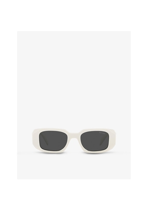 Prada Pr 17Ws Rectangular-Frame Acetate Sunglasses
