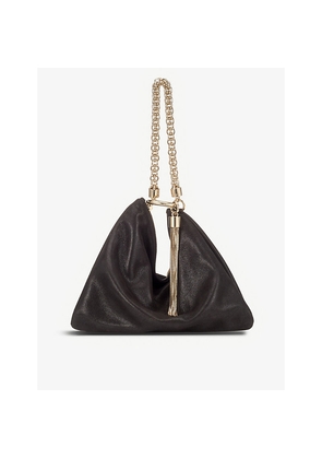 Womens Jimmy Choo Callie Suede Clutch Bag