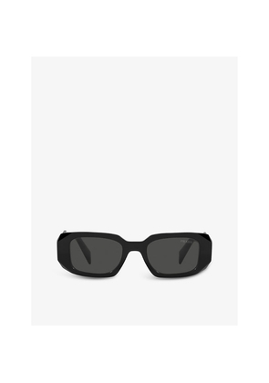 Prada Pr 17Ws Rectangular-Frame Acetate Sunglasses