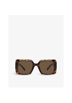 Womens Versace Ve4405 Square-Frame Acetate Sunglasses