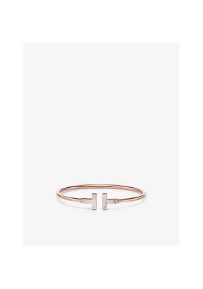 Tiffany & Co Tiffany T 18ct Rose-Gold and Mother-Of-Pearl Bracelet