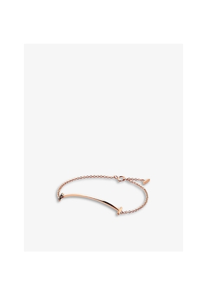 Tiffany & Co Tiffany T Smile 18ct Rose-Gold Bracelet