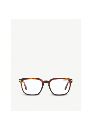 Mens Tom Ford Ft5626-B Acetate Rectangle-Frame Eyeglasses