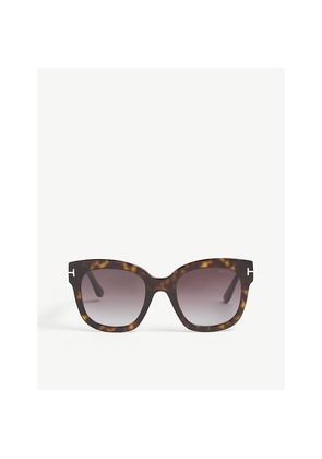 Womens Tom Ford Beatrix Square-Frame Sunglasses