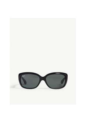 Womens Ray-Ban Rb4101 Jackie Ohh Rectangle-Frame Sunglasses