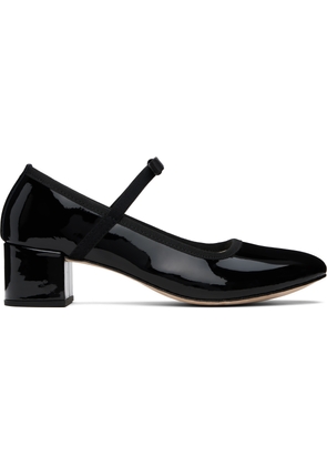 Repetto Black Guillemette Mary Jane Heels