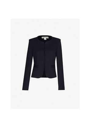 Womens Whistles Collarless Slim Cotton Jacket