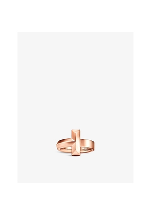 Womens Tiffany & Co Tiffany T T1 Wide 18ct Rose-Gold Ring