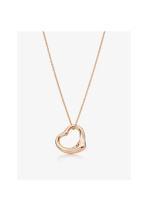 Tiffany & Co Elsa Peretti® Open Heart Rose-Gold Pendant