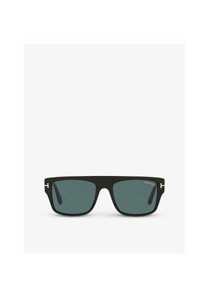 Womens Tom Ford Ft0907 Dunning Square-Frame Acetate Sunglasses