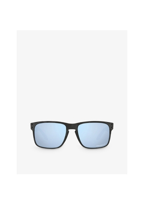 Womens Oakley Oo9102 55 Holbrook Square-Frame Acetate Sunglasses