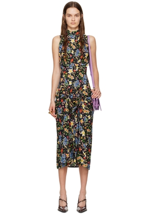 Vivienne Westwood Black Sleeveless CJ Midi Dress